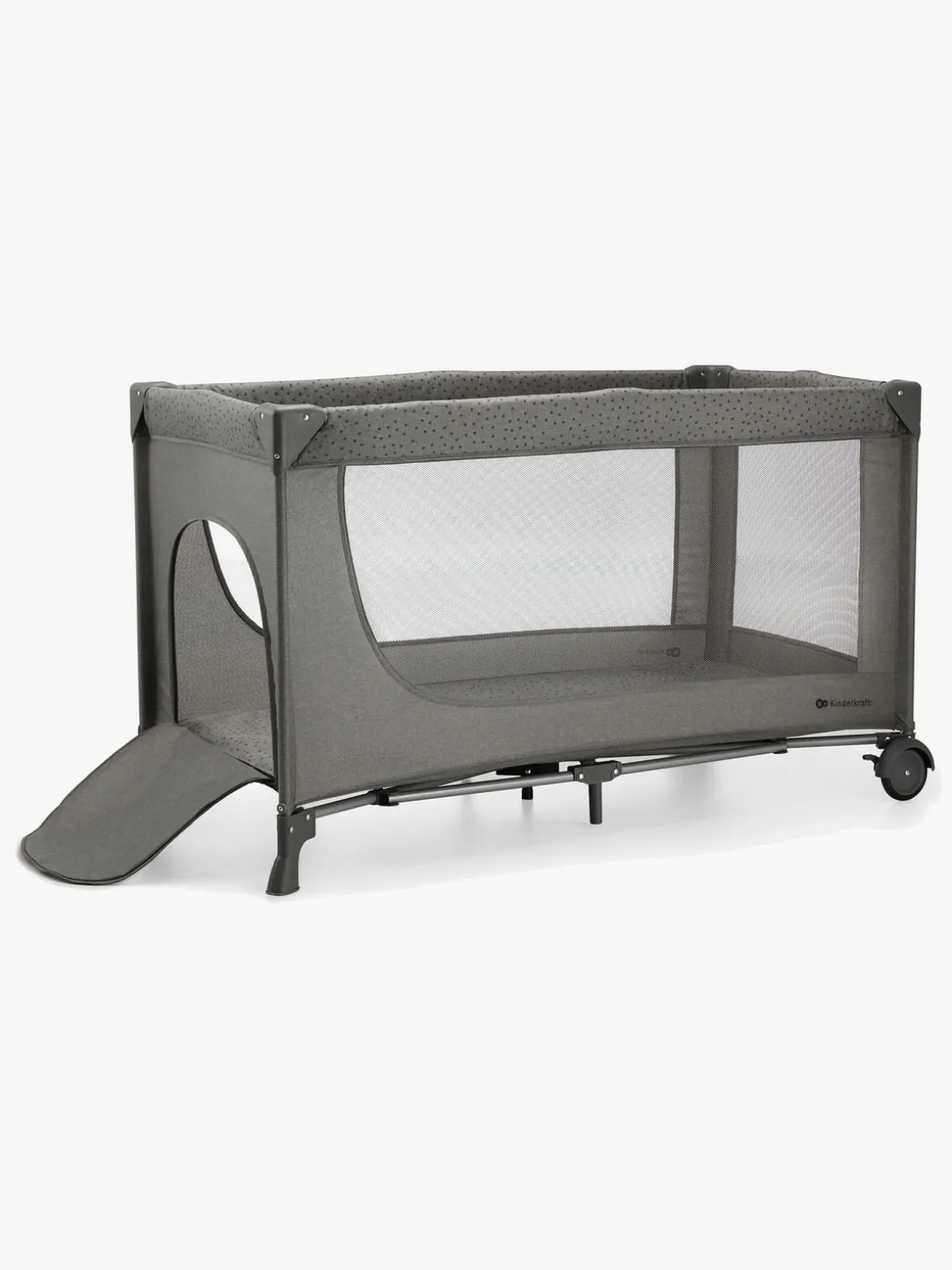 Kinderkraft JOY 2 Weekendseng med Tilbehør, Dark Grey