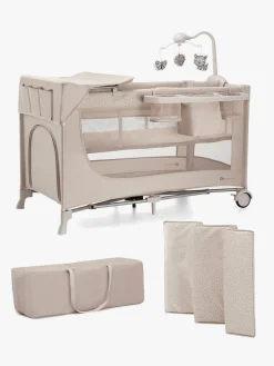 Kinderkraft JOY 2 Weekendseng med Tilbehør, Beige