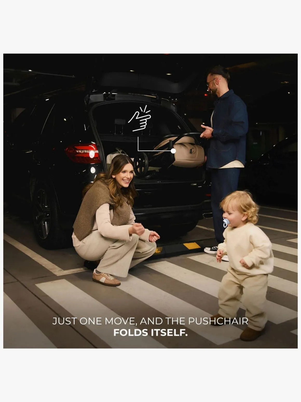 Kinderkraft Loom Klapvogn, Linen Beige