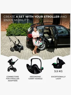 Kinderkraft MINK PRO i-Size Autostol Baby, Black