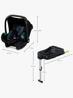 Kinderkraft MINK PRO i-Size Autostol Baby inkl MINK FX Base, Black