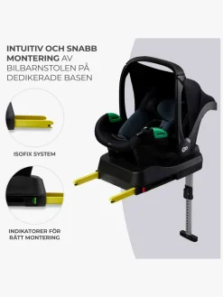 Kinderkraft MINK PRO i-Size Autostol Baby inkl MINK FX Base, Black