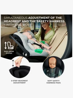 Kinderkraft MINK PRO i-Size Autostol Baby, Grey