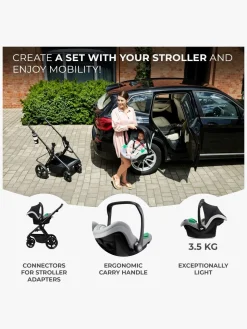 Kinderkraft MINK PRO i-Size Autostol Baby, Grey