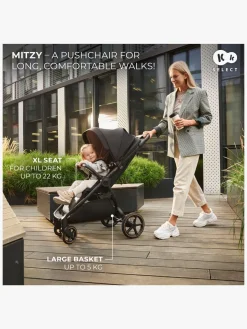 Kinderkraft MITZY Klapvogn, Linen Beige