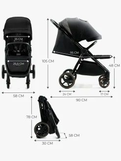 Kinderkraft MITZY Klapvogn, Ink Black