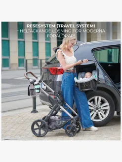 Kinderkraft MOOV 2 Air 3-in-1 Kombivogn, Pure Black