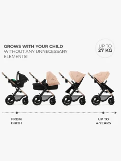 Kinderkraft MOOV 2 4-in-1 Air Duovogn, Sand Beige