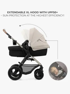 Kinderkraft MOOV 2 4-in-1 Air Duovogn, Moonlight Grey