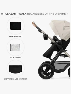 Kinderkraft MOOV 2 4-in-1 Air Duovogn, Moonlight Grey