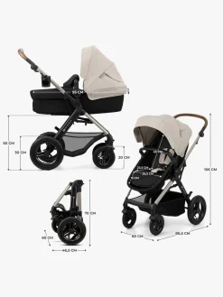 Kinderkraft MOOV 2 4-in-1 Air Duovogn, Moonlight Grey