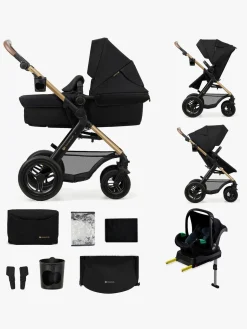 Kinderkraft MOOV 2 4-in-1 Air Duovogn, Pure Black