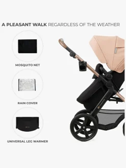 Kinderkraft MOOV 2 4-in-1 Duovogn, Sand Beige