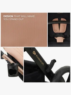 Kinderkraft MOOV 2 4-in-1 Duovogn, Sand Beige