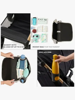 Kinderkraft MOOV 2 4-in-1 Duovogn, Moonlight Grey