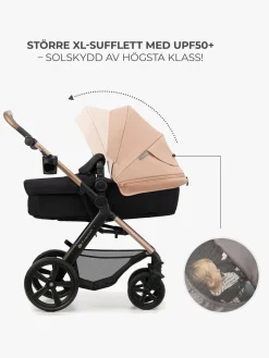 Kinderkraft MOOV 2 3-in-1 Kombivogn, Sand Beige