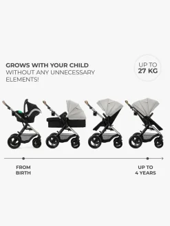 Kinderkraft MOOV 2 XL Air Kombivogn, Moonlight Grey