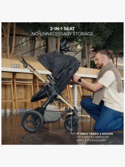 Kinderkraft MOOV 2 XL Air Kombivogn, Moonlight Grey