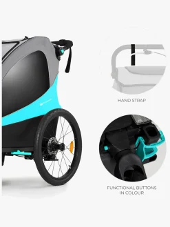 Kinderkraft Nava Cykelanhænger, Hawaiian Blue