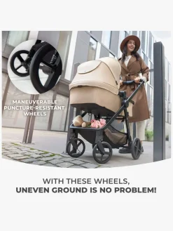 Kinderkraft NEWLY Mink Pro Kombivogn 4-i-1, Classic Black