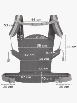 Kinderkraft NINO CONFETTI Bæresele, Grey