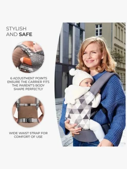 Kinderkraft NINO CONFETTI Bæresele, Grey