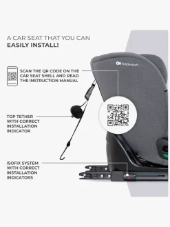 Kinderkraft ONETO3 i-Size Autostol, Cool Grey