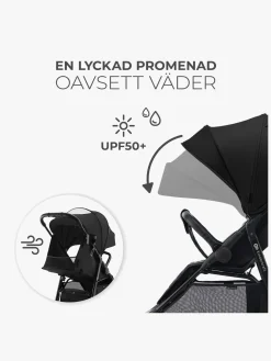 Kinderkraft RINE Klapvogn, Classic Black