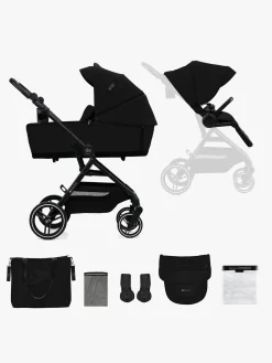 Kinderkraft YOXI 2-in-1 Duovogn, Pure Black