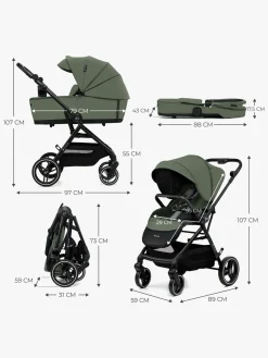 Kinderkraft YOXI 2-in-1 Duovogn, Mystic Green