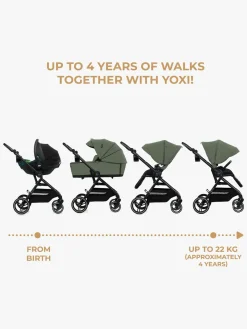 Kinderkraft YOXI 2-in-1 Duovogn, Mystic Green