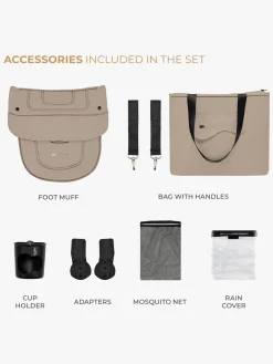 Kinderkraft YOXI 2-in-1 Duovogn, Sand Beige