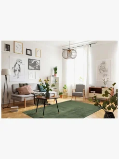 KM Carpets Cozy Gulvtæppe 133x190, Green