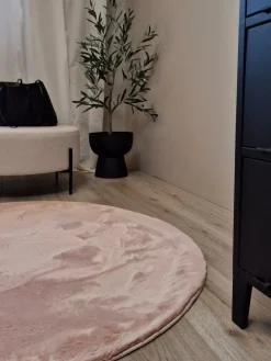 KMCarpets Dream Rundt Gulvtæppe 120, Pink