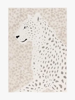 KMCarpets Gulvtæppe Leopard 80x150, Creme