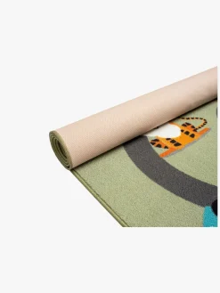 KMCarpets Play Animals Gulvtæppe 140x200, Grøn