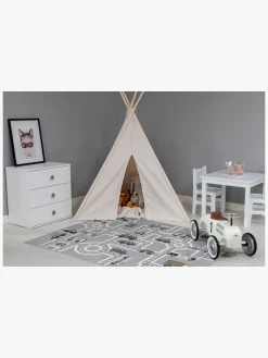 KMCarpets Vejtæppe m. Gummiunderside Grå 133x170