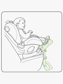 KneeGuardKids 4 Fodstøtte til Autostol