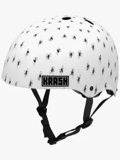 Krash Mips ABS FS Hjelm, White Skully