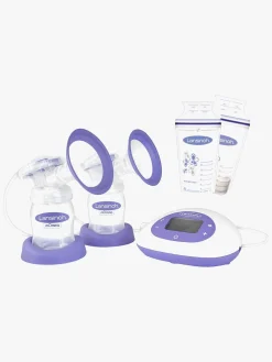 Lansinoh Brystpumpe Elektronisk Dobbelt inkl. Modersmælkposer 50 stk.