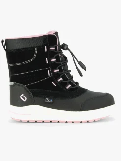 Leaf Jaren Vinterstøvler, Sort/Lyserød