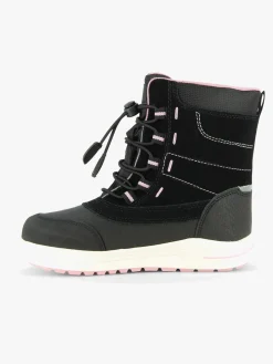 Leaf Jaren Vinterstøvler, Sort/Lyserød