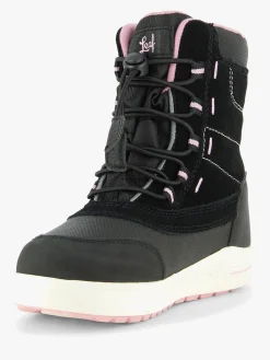 Leaf Jaren Vinterstøvler, Sort/Lyserød