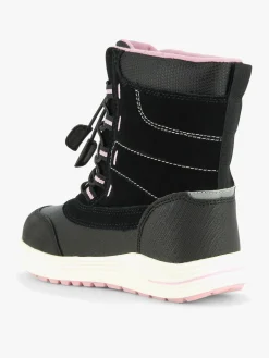Leaf Jaren Vinterstøvler, Sort/Lyserød