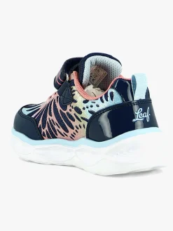 Leaf Malmen Blinkende Sneakers, Navy/Pink