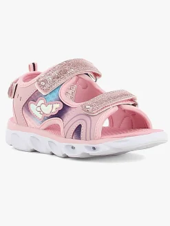 Leaf Surte  Blinkende Sandaler, Pink