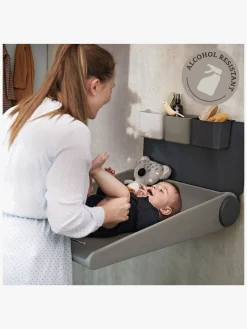 Leander Wally™ Væghængt Puslebord, Cappuccino