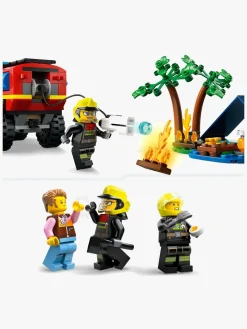 LEGO City 60412 Firhjulstrukket brandbil med redningsbåd