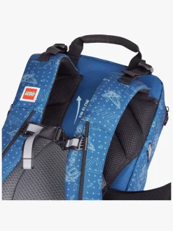 LEGO® City Space Explorer Taskesæt 20,5L med Fastgørelsesbar Gymnastikpose & Fyldt Penalhus, Blå