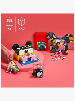 LEGO DOTS 41964 Mickey Mouse og Minnie Mouse skolestart-projektæske